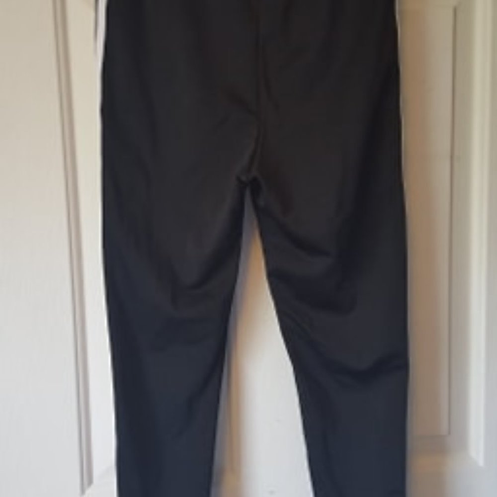 Adidas joggers, classic black white, Youth Small - Picture 2 of 3